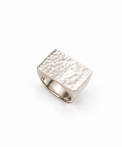 Anillo Rectangulo Martele